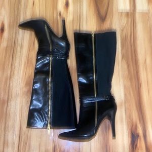 Leather Black Boots